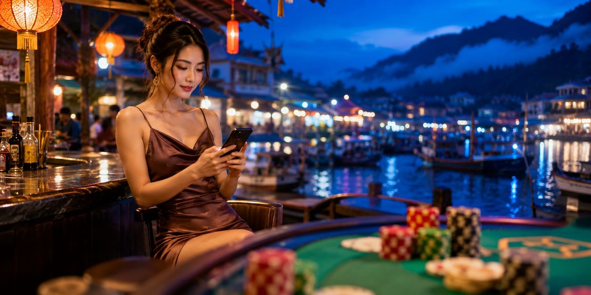 Khung cảnh núi rừng Sapa se lạnh, người dùng bên tách cà phê theo dõi kèo baccarat trực tuyến